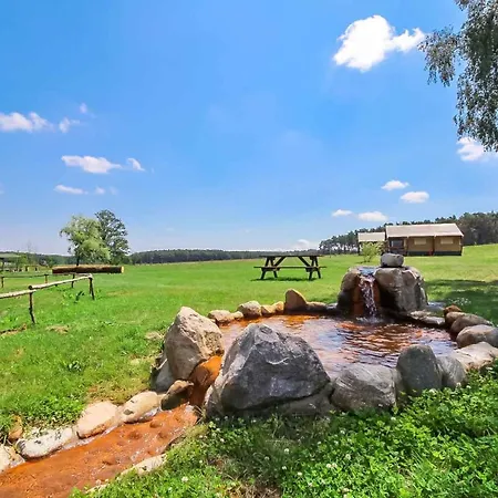 Luxury tent Landgut Voigtsmuhle Glamping Safarizelt 1