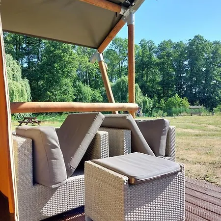 Luxury tent Landgut Voigtsmuhle Glamping Safarizelt 1